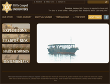Tablet Screenshot of fifthgospelencounters.com